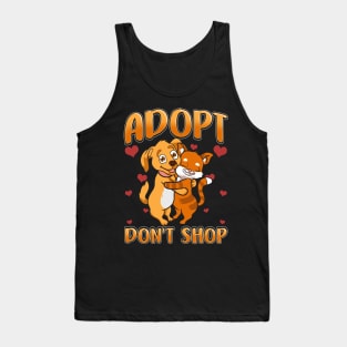 Adopt Don't Shop Cat & Dog Tank Top